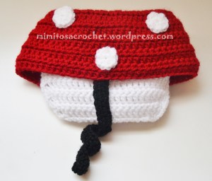 Cubrepañales Minnie detrás