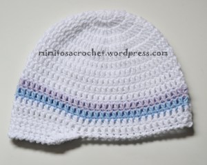Gorro de verano con visera