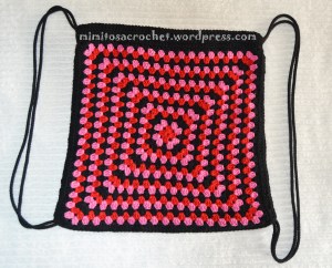 Bolsos granny rosa-rojo II