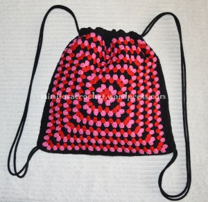 Bolsos granny rosa-rojo